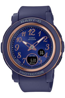Часы Casio Baby-G (Официальный японский продукт) BGA-290SA-2AJF / -290SA-4AJF Женские Темно-синий / Розово-бежевый