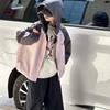 Девичья куртка-ветровка с капюшоном в стиле колор-блок - тренд осени 2025, стильная мода с рукавом реглан для детей среднего и старшего возраста