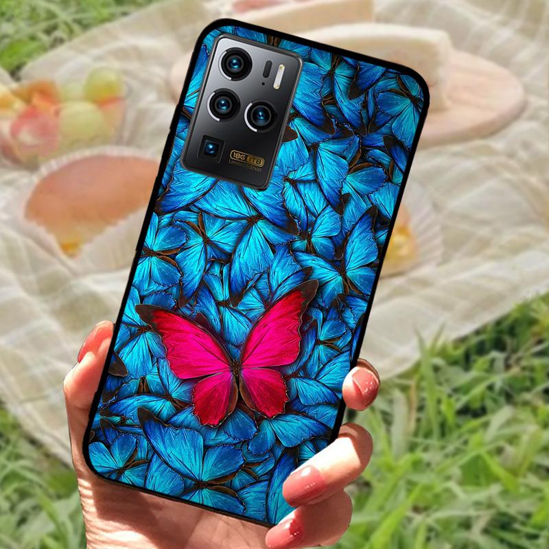 Для ZTE Axon 30 Ultra 5G Ударопрочный Силиконовый Мягкий TPU Чехол для Телефона Для ZTE Axon 30 Ultra Модный Мультяшный Защитный Чехол
