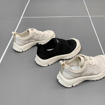 Сетчатая повседневная обувь женская летняя круглая с толстой подошвой легкая дышащая модная спортивная обувь Hundred Match Single