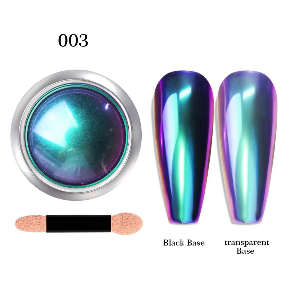 Optical Chameleon Magic Mirror Powder Versatile Color Acrylic Nail Art Glitter Chromium Powder DIY Manicure Decoration Design