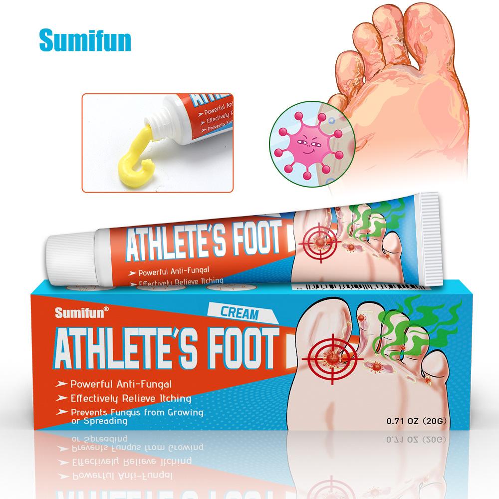 Sumifun 20/40/100 мл Крем для снятия зуда стоп Уменьшает запах пота шелушение Решает дискомфорт при грибке стопы Бактериостатическая мазь