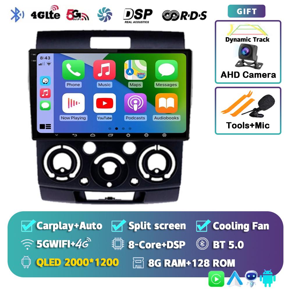 Android 14 автомобильное радио для Ford Everest Ranger Mazda BT50 BT-50 2006 2007 2008 - 2010 GPS мультимедиа видеоплеер головное устройство стерео