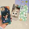 For Samsung Galaxy A23 5G case Halloween Skeletons Phone Cover Soft TPU Lovely Cartoon Jelly Funda Para Samsung A23 4G A 23 4G