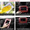 Автомобильный GPS-навигатор, декоративная крышка, рамки, наклейки для Jeep Wrangler JL Gladiator JT 2018-2022, внутренние молдинги
