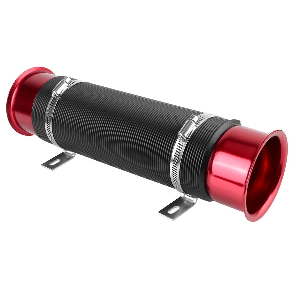 Автомобильные аксессуары 76 мм шланг холодный воздуховод труба гибкая труба воздуховода автомобиль холодный воздух турбо впускная труба 1 шт регулируемая