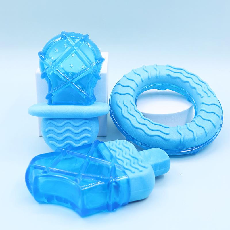Pet Ice Cream Toy TPR Foam Summer Simulation Ice Cream Toy Teething and Chewing Toy