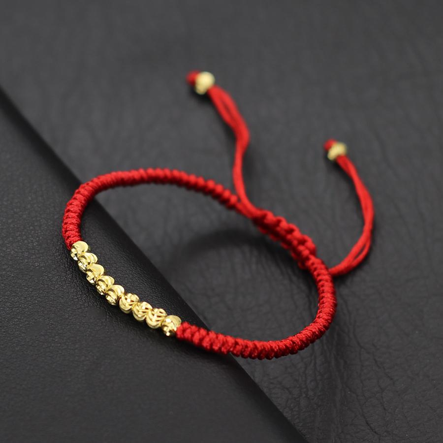 Handmade Braided String Bracelet Unisex Lucky Red Thread Couple Braslet Positive Energy Healing Braclet Valentine Day Jewelry