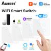 Tuya WiFi Smart Light Switch Требуется нейтральный провод 1 2 3 4 Gang Touch Sensor Smart Wall Switch Голосовое управление Alexa Google Home