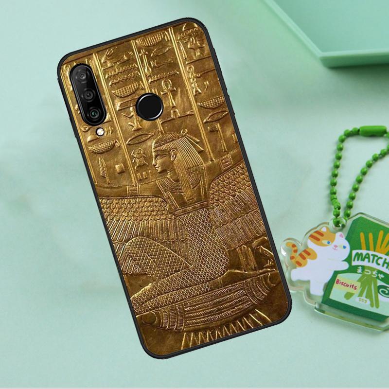 Мурал с фараоном Египта Для Huawei Nova 12s 12i 11i 7i 8i 9 10 SE Y91 Y90 Y60 Y70 Y72 Y61 P60 Pro P30 P40 Lite Чехол