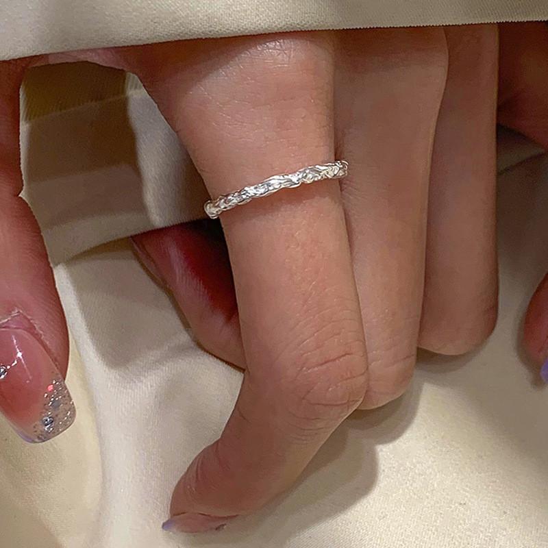 Stylish Minimalist Geometric Copper Ring For Women Ins Luxury Design 2023 Spring