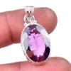 Natural Alexandrite Gemstone 925 Solid Sterling Silver Gift Pendant 1.25" R6I87