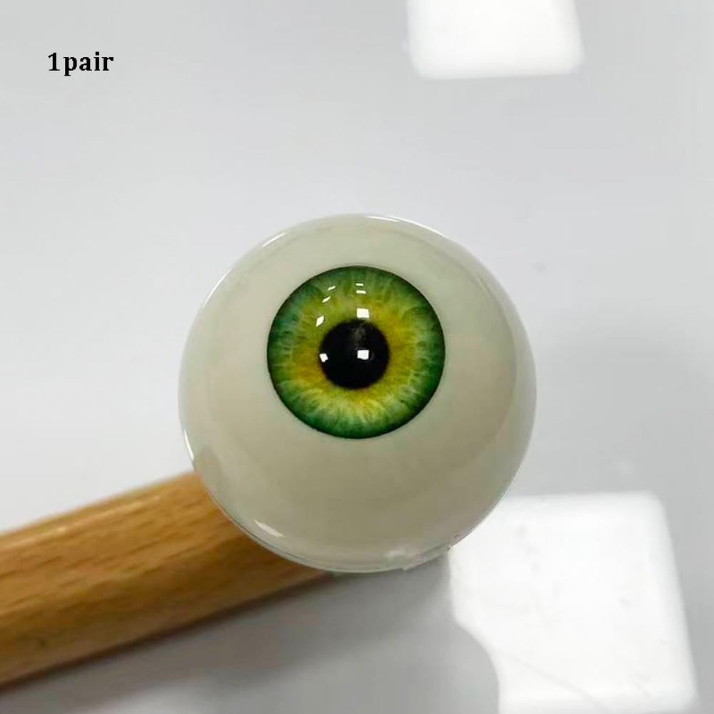 1pair 20mm Acrylic Fake Eyes Eyeballs 10 Styles DIY Doll Making Crafts For BJD Doll