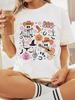 Cowboy Ghost Playing Guitar Boo Pumpkin Western Skeleton T-shirt