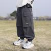 Брюки для мальчиков Новые водонепроницаемые брюки для детей среднего и старшего возраста Модные трендовые брюки