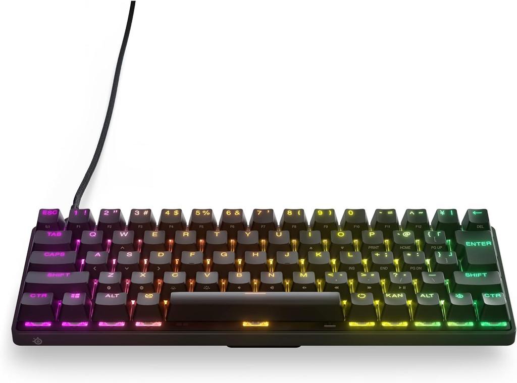 SteelSeries Игровая клавиатура мини-размера Apex 9 Mini JP проводная японская раскладка время отклика точка срабатывания настраиваемая оптический переключатель OptiPoint сверхпрочная