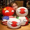 10/30/40cm National Flag Doll Hugging Pillow Fluffy Cute Cartoon Doll Plushies Toy