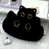 Cute Design Cat Plush Pencil Case Animal Doll Stationery Storage Bag School Supplies