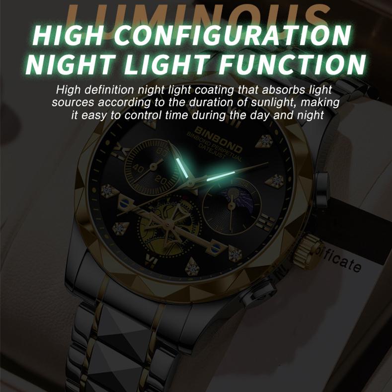 New TOP Brand Luxury Men's Watch With Box B1236 Men's Quartz Watches