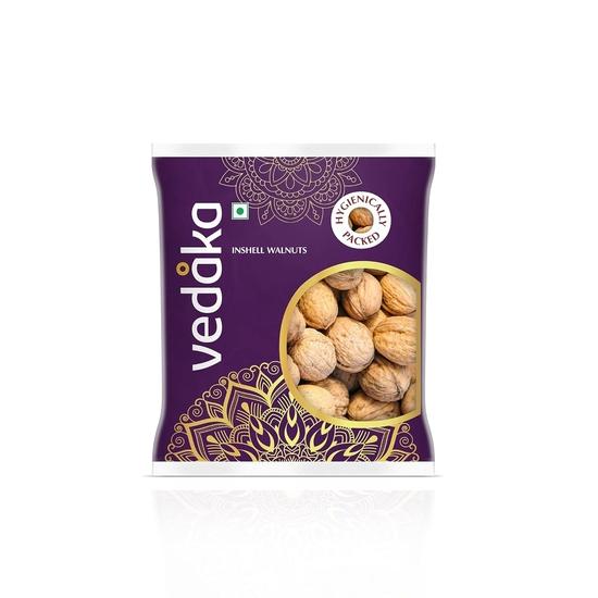 Грецкие орехи в скорлупе Vedaka - 500 г | Богаты антиоксидантами