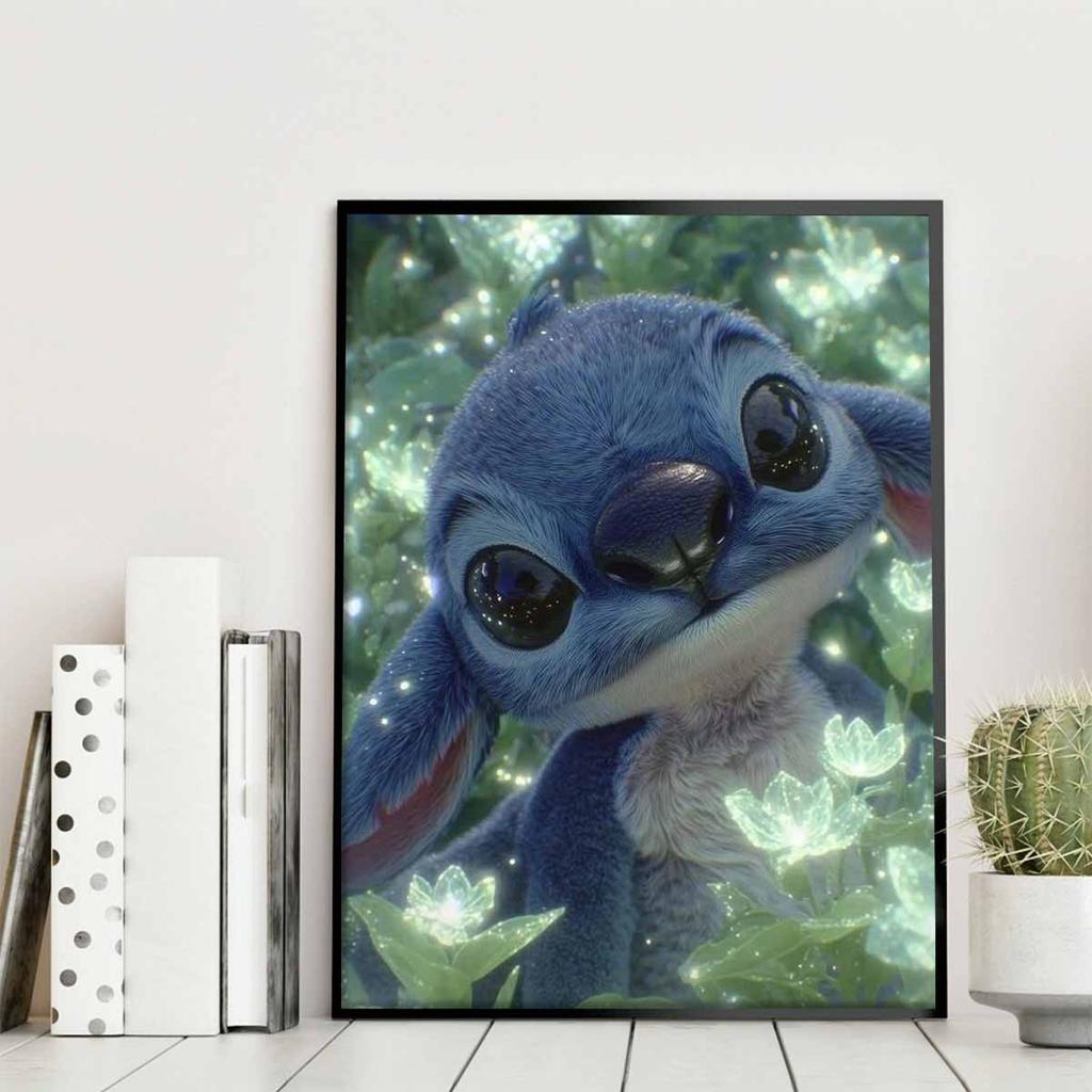 DIY Diamond Painting Lovely Stitch Cross Stitch Kit Mosaic Art Diamond Painting Full Circle Diamond Home Decoration