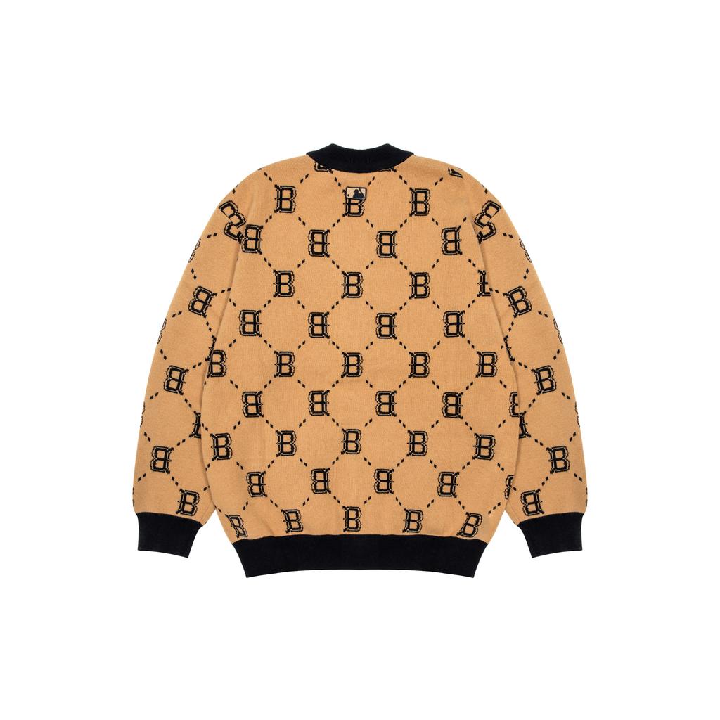 Новые свитеры MLB Boston Red Sox Унисекс Бежевый Желтый 3AKCM0224-43BGS