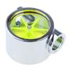 G1/4" Water Flow Indicator Flow Meter Indicator Compatible for W/ PC Water Cooling Acrylic & Metal Material Surface Poli