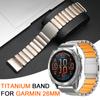 26-мм титановый ремешок для часов Garmin Watch Enduro 3 2 Fenix 8 7X Pro 51 мм Fenix 6X Роскошный мужской ремешок для часов Garmin Tactix 7 Pro