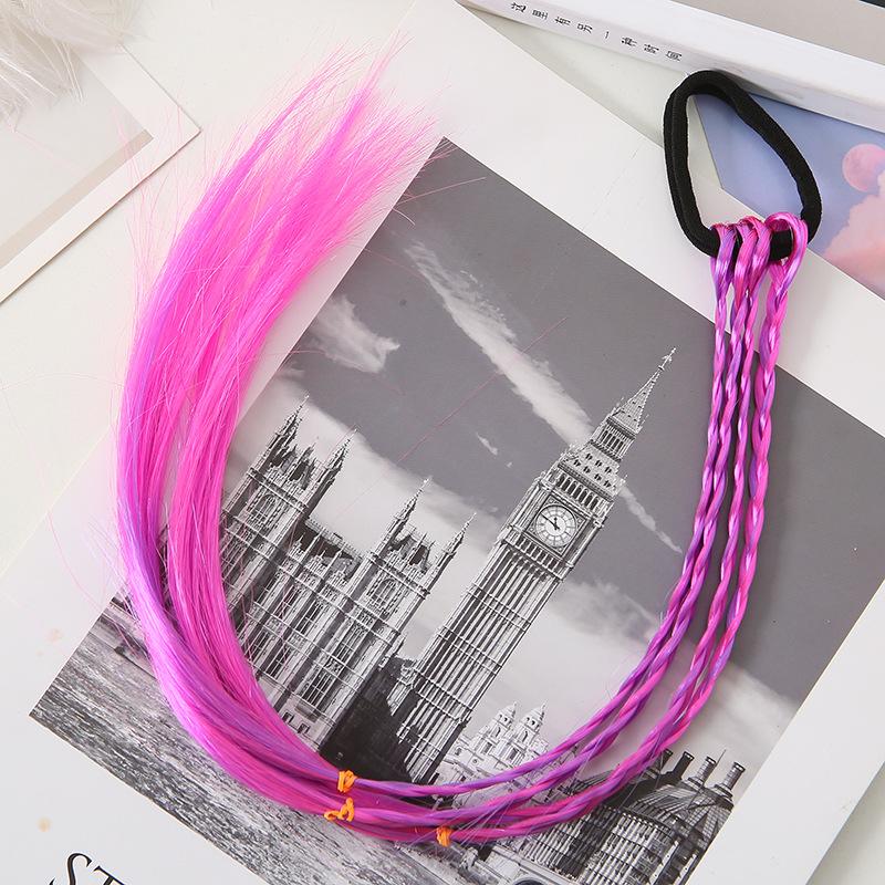 3 шт. простая детская резинка для волос резинка аксессуары для волос детский парик повязка на голову для девочек твист коса веревка головной убор детский подарок