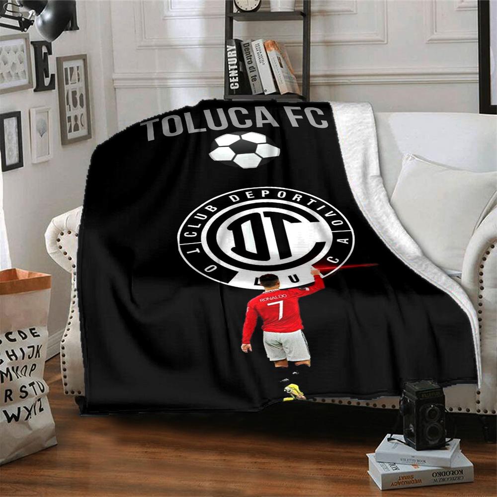Toluca Print Flannel Blanket High Quality Warm Comfortable Cover for All Seasons Perfect for Gifts Home Decor