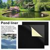 Патч для ремонта прудовой пленки Водонепроницаемый 8" x 8" Самоклеящийся патч Сними и приклей Лента для ремонта швов пруда для EPDM Садовое покрытие
