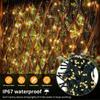 Outdoor Solar Lamp 100m-10m Christmas Dreamy Twinkle Fairy Lights String Garland 8 Modes Xmas Tree Garden Curtain Ambinet Decor
