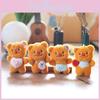 Butter Bear Plush Keychain Soft Toy With Cute Animal Design For Kids And Collectors