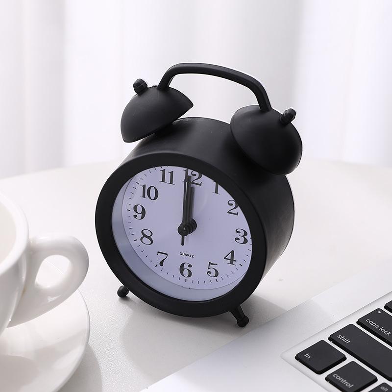 Cartoon Alarm Clock Creative Bedroom Bedside Alarm Clock Living Room Digital Plastic Clock Student Decoration Desk Clock