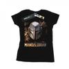 Womens/Ladies The Mandalorian Helmet Cotton T-Shirt