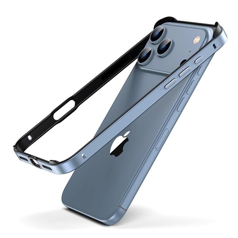 Ультратонкий металлический противоударный чехол для Apple 17 Pro Max и 15 - Алюминиевый сплав