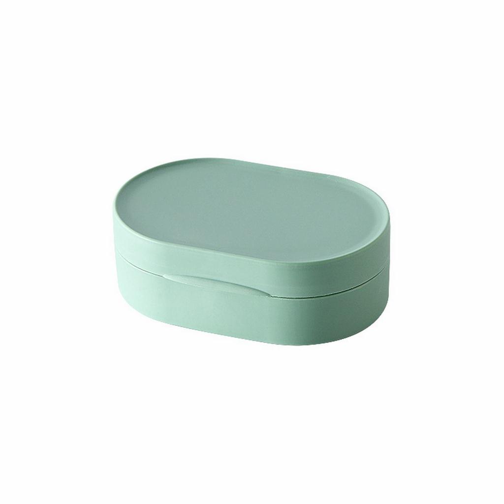 Macaron Color Travel Soap Box Portable Creative Soap Case Home Waterproof With Lid Soap Plastic Tray Rack Bathroom Accessories