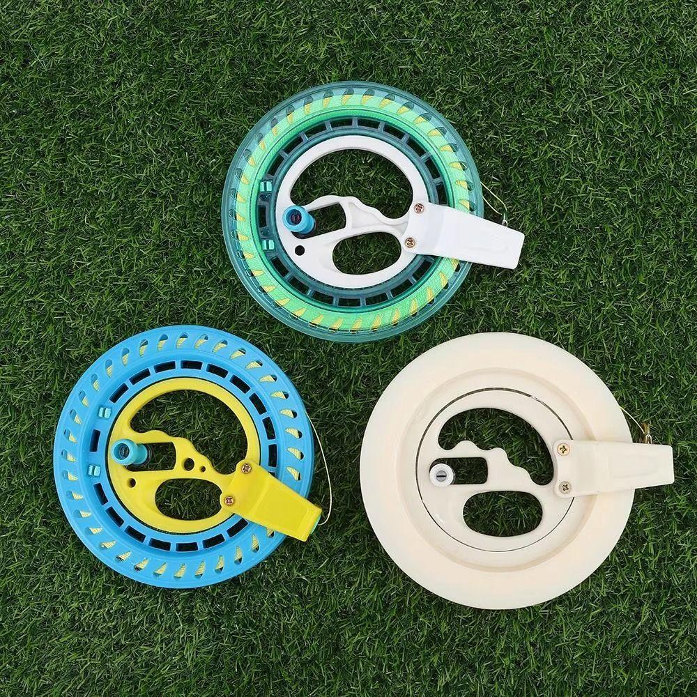 Plastic Kite Reel Winder with Line Professional Kite Handle Wheel Flying Tool Winder Flying Kite