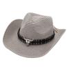 Cowboy straw hat Tibetan sun hat cow hat ethnic style straw knight hat beach hat