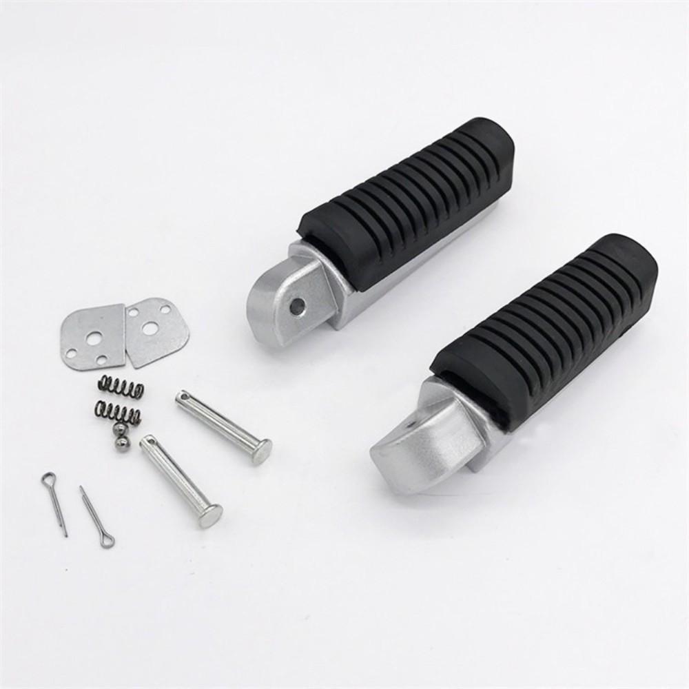 Aluminum Motorcycle Pedals Black Motorbike Foot Pegs Motorcycle Replacement Accessories