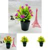 Small Orchid Plant Faux Greenery Plastic Potting Decor For Home And Office Use