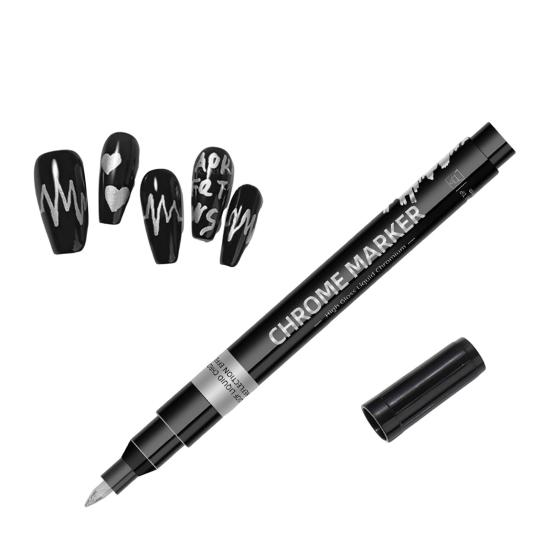 Nail Art Pen Set for Gel Nails DIY Nail Art Marker Drawing Painting Liner Pen 0.5mm Tip Quick Dry Home Salon Manicure Tool Kit