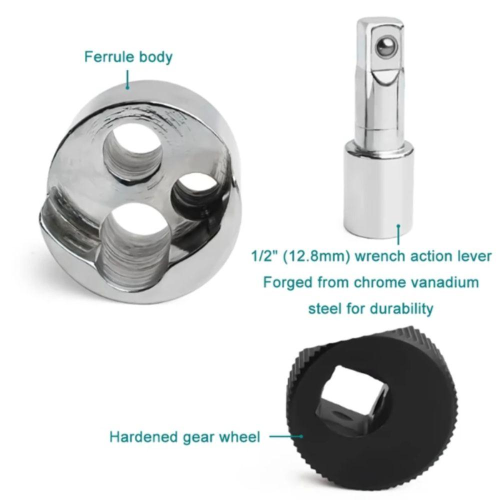 Silver Finish Broken Bolt Extractor Steel Material Headless Screw Extractor Removing Broken Bolts