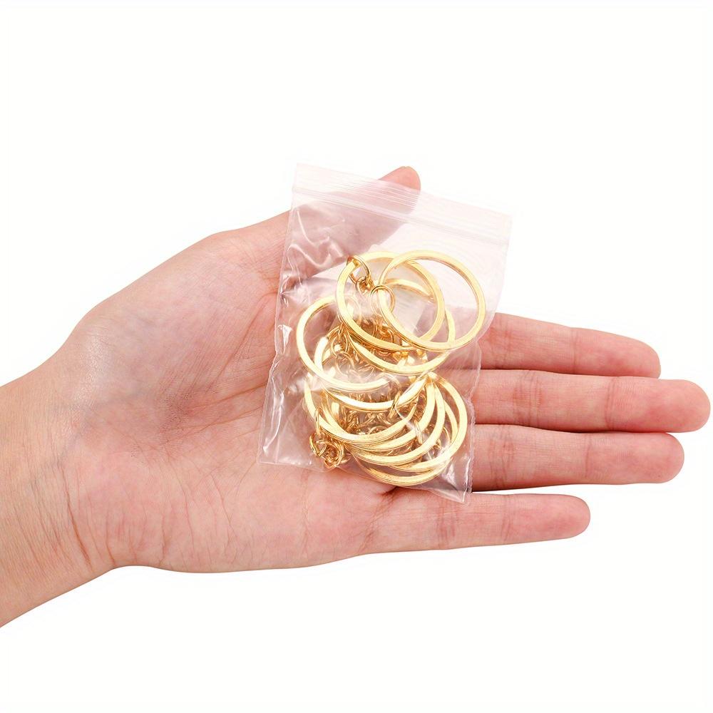 10-20 шт. брелок длиной 30 мм круглый открытый брелок DIY ювелирные изделия брелок кулон брелок кулон металл