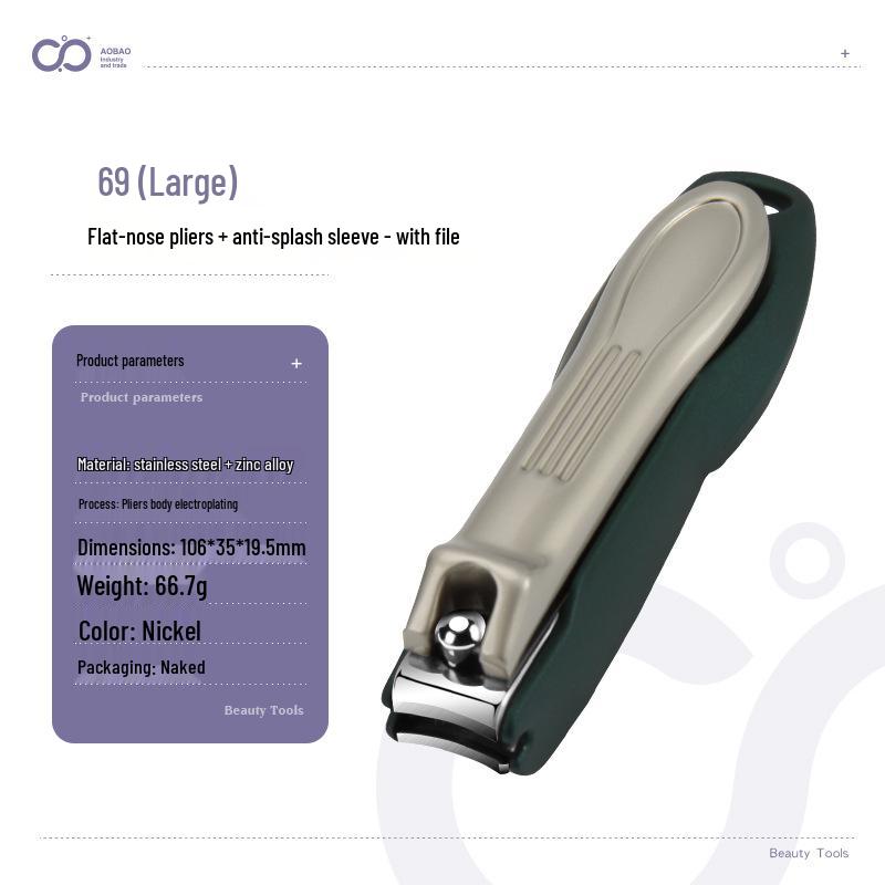 Nail Clippers & File Set: Scissors & Manicure Tools