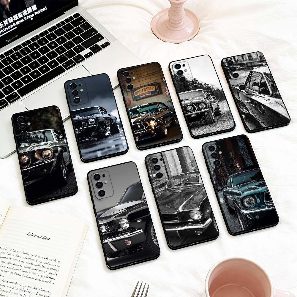 Cool Classic R-Racing M-Mustang Phone Case For Samsung S 25,24,23,22,30,21,10,9,Ultra,Plus,Lite,FE,4,5 G Soft Black Case