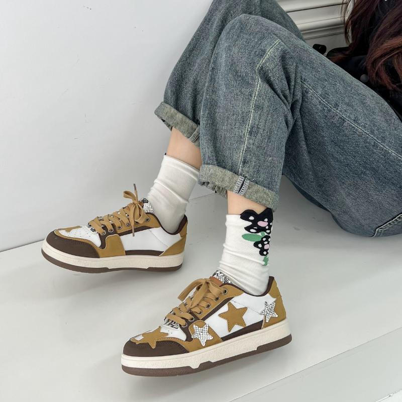 Весенне-осенняя модная новая удобная дышащая спортивная обувь на платформе со шнуровкой и круглым носком Zapatos Mujer