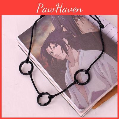 Потрясающий кулон-ожерелье Учиха Итачи Три кольца для аниме косплея