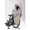YAMAHA Bicycle Rear Child Seat Rain Cover for Yamaha PAS YRCR-010, Greige, (Model QQ1-OGG-Y04-009)