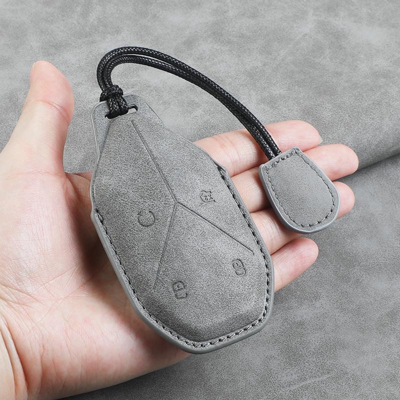 For BYD Equation Leopard 5 2025 2025 Handmade Car Smart Key Case Cover Keyless Remote Entry Fob Keychain Accessories